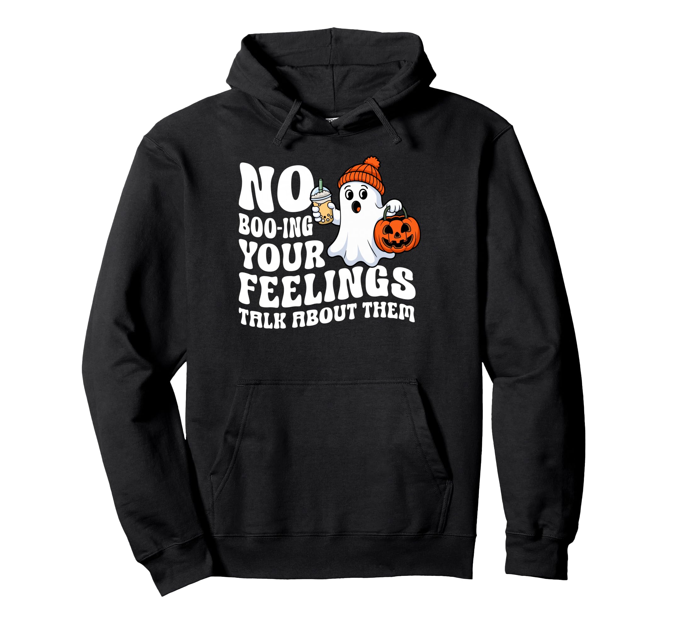 Halloween Mental Health Awareness Hoodie - Casual Everyday Wear Men Women - T-Shirt, Sweatshirt, Hoodie