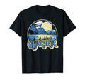 Glacier National Park Distressed 80S T-Shirt - Custom Art Print Men Women - T-Shirt, Sweatshirt, Hoodie