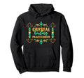 Crystal Healing Practitioner Gemstone Hoodie - Graphic Print Men Women - T-Shirt, Sweatshirt, Hoodie