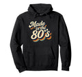 80S Typography Old School Throwback Hoodie - Novelty Apparel for Adults - T-Shirt, Sweatshirt, Hoodie
