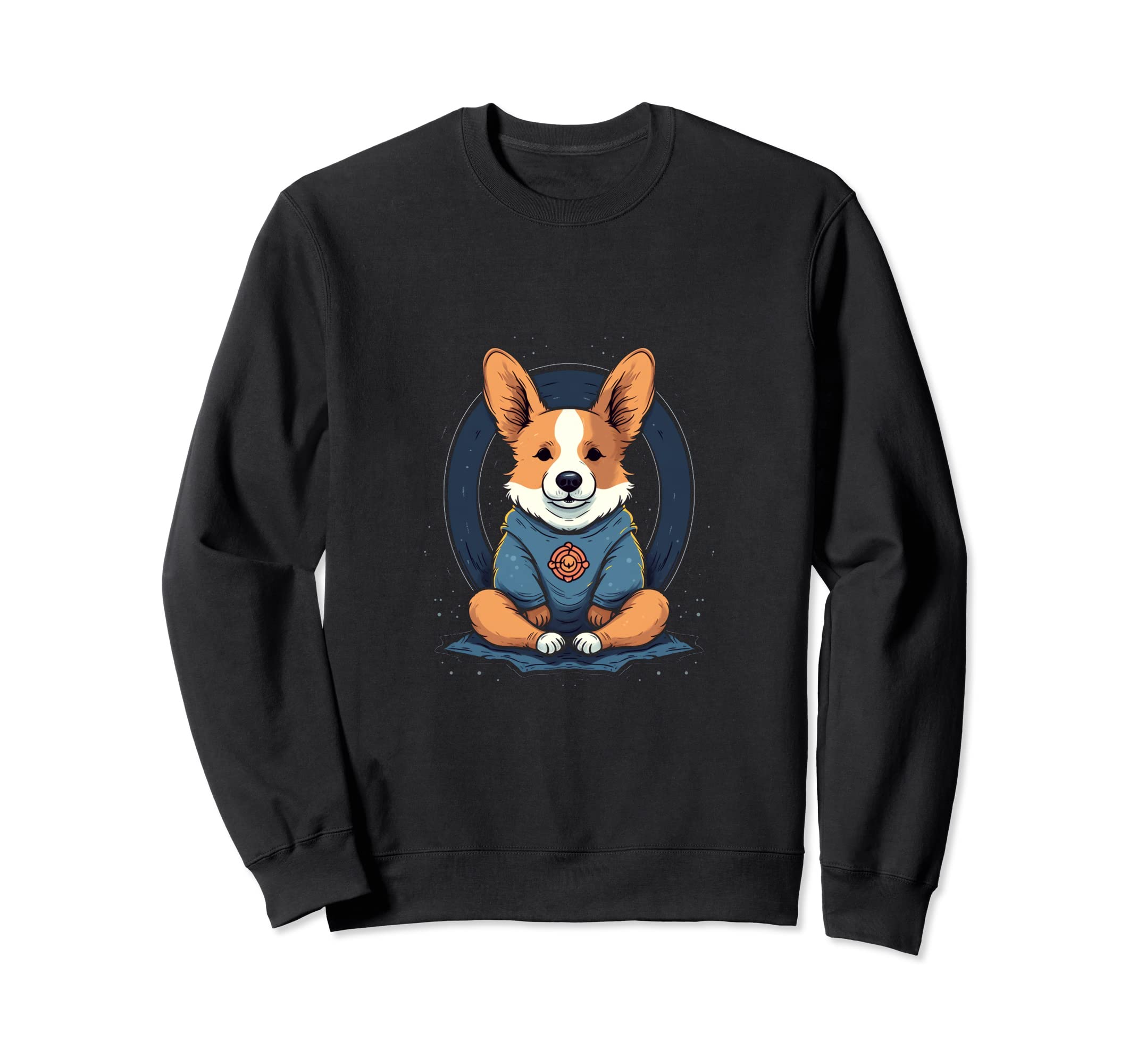 Yoga Corgi Meditation Zen Namaste Sweatshirt - Casual Everyday Wear Unisex - T-Shirt, Sweatshirt, Hoodie