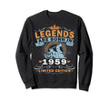 1959 Biker Motorcycle 65 Years Sweatshirt - Fun Novelty Design Unisex - T-Shirt, Sweatshirt, Hoodie