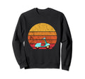 Electric Moped Sunset Motor Sweatshirt - Minimalist Print for Adults - T-Shirt, Sweatshirt, Hoodie