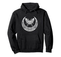 Crescent Moon Moth Goth Horror Hoodie - Aesthetic Graphic Men Women - T-Shirt, Sweatshirt, Hoodie