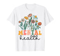Groovy Wildflower Mental Health Tees T-Shirt - Minimalist Print Unisex - T-Shirt, Sweatshirt, Hoodie