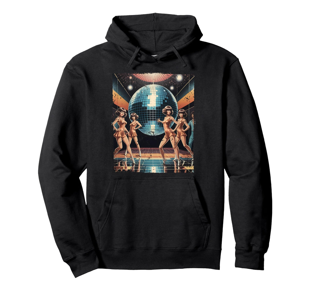 Aesthetic Disco Ball Party Hoodie - Graphic Print Unisex - T-Shirt, Sweatshirt, Hoodie