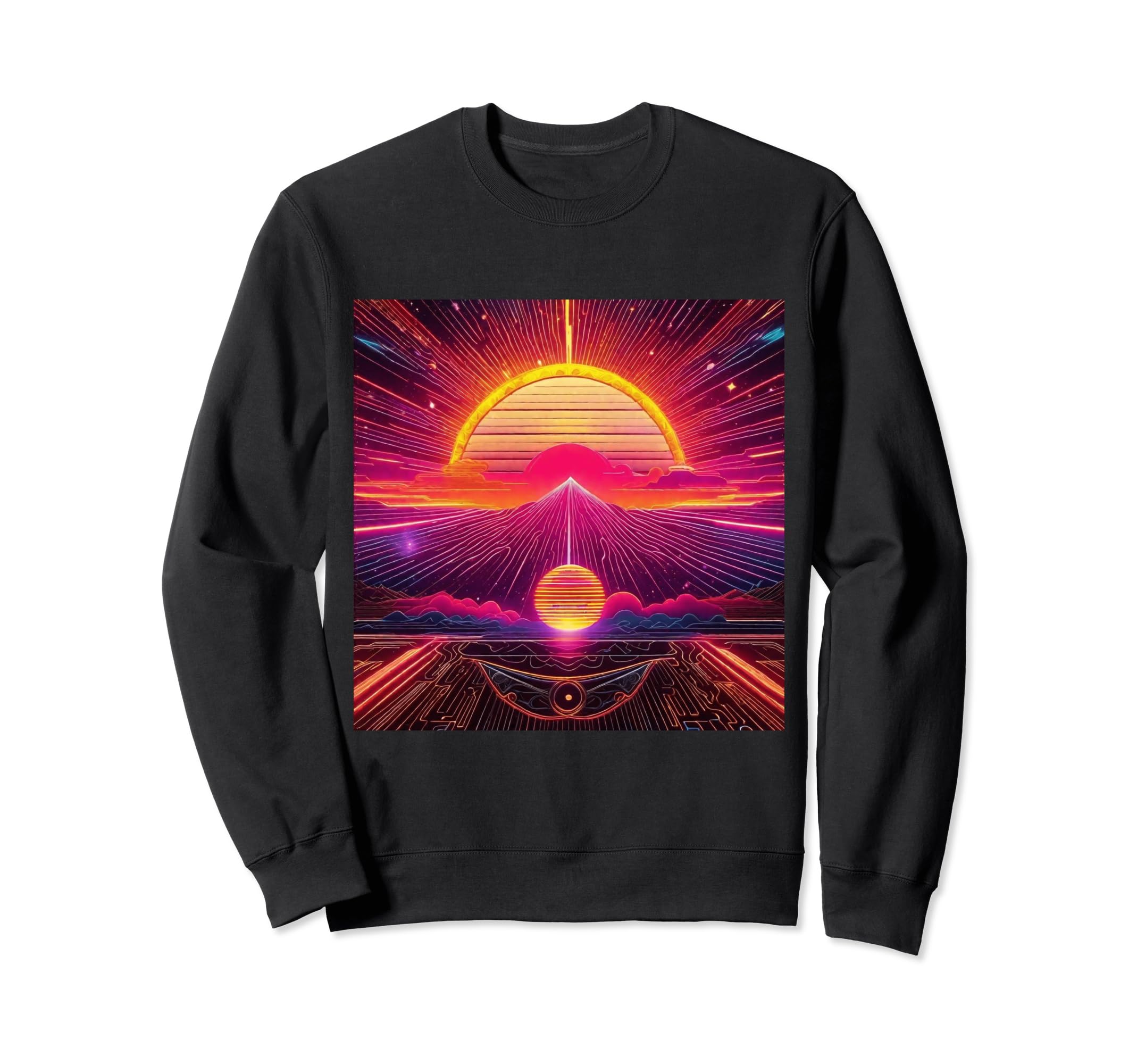 80S Movie Synthwave Vaporwave Decor Sweatshirt - Fun Novelty Design Unisex - T-Shirt, Sweatshirt, Hoodie