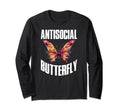 Antisocial Butterfly T-Shirt - Streetwear Style Unisex - T-Shirt, Sweatshirt, Hoodie