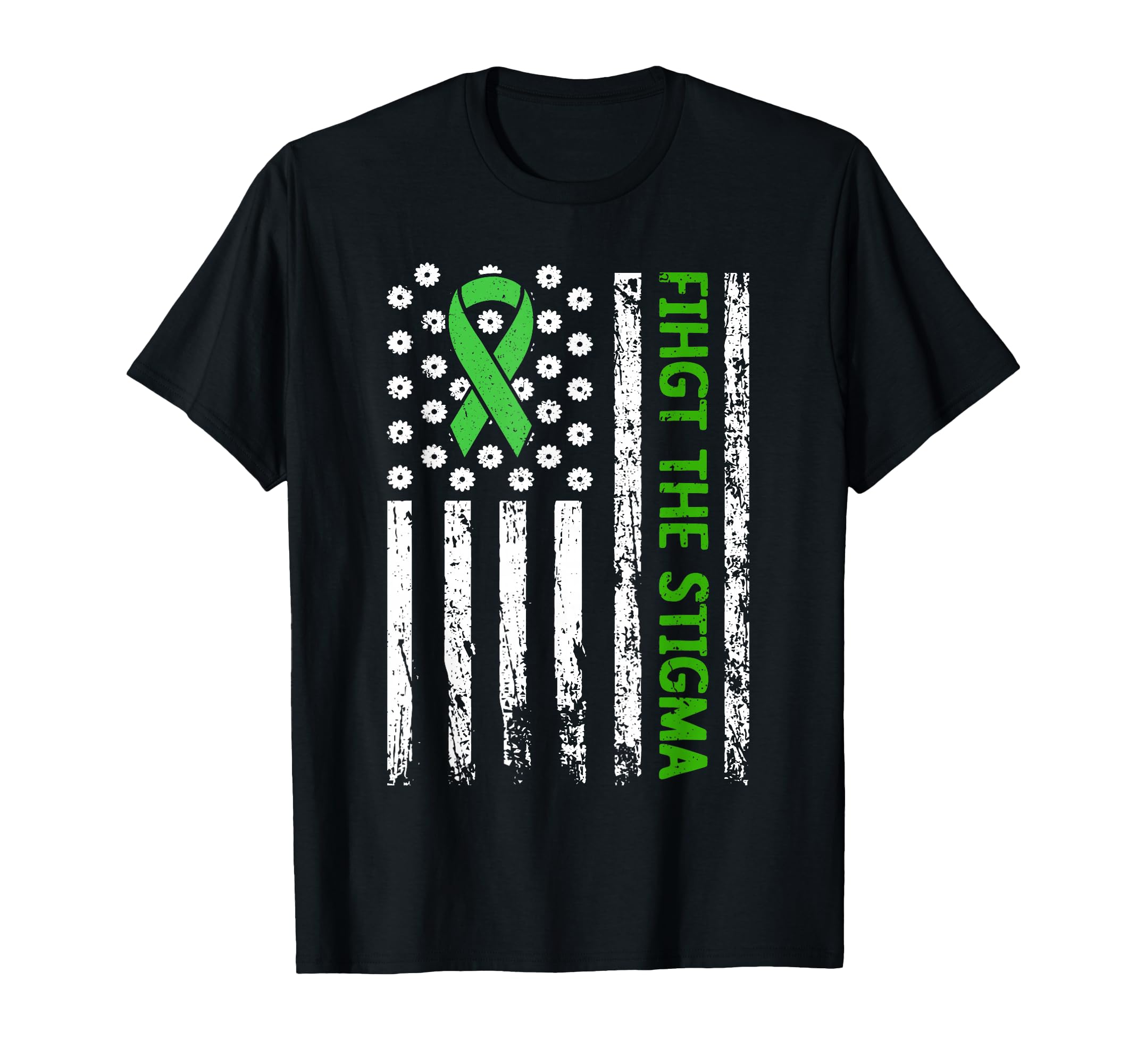 Mental Health Matters Fight Stigma T-Shirt - Aesthetic Graphic for Adults - T-Shirt, Sweatshirt, Hoodie