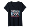 Womens Overthinking Rocks Funny Anxiety T-Shirt - Unique Graphic Unisex - T-Shirt, Sweatshirt, Hoodie