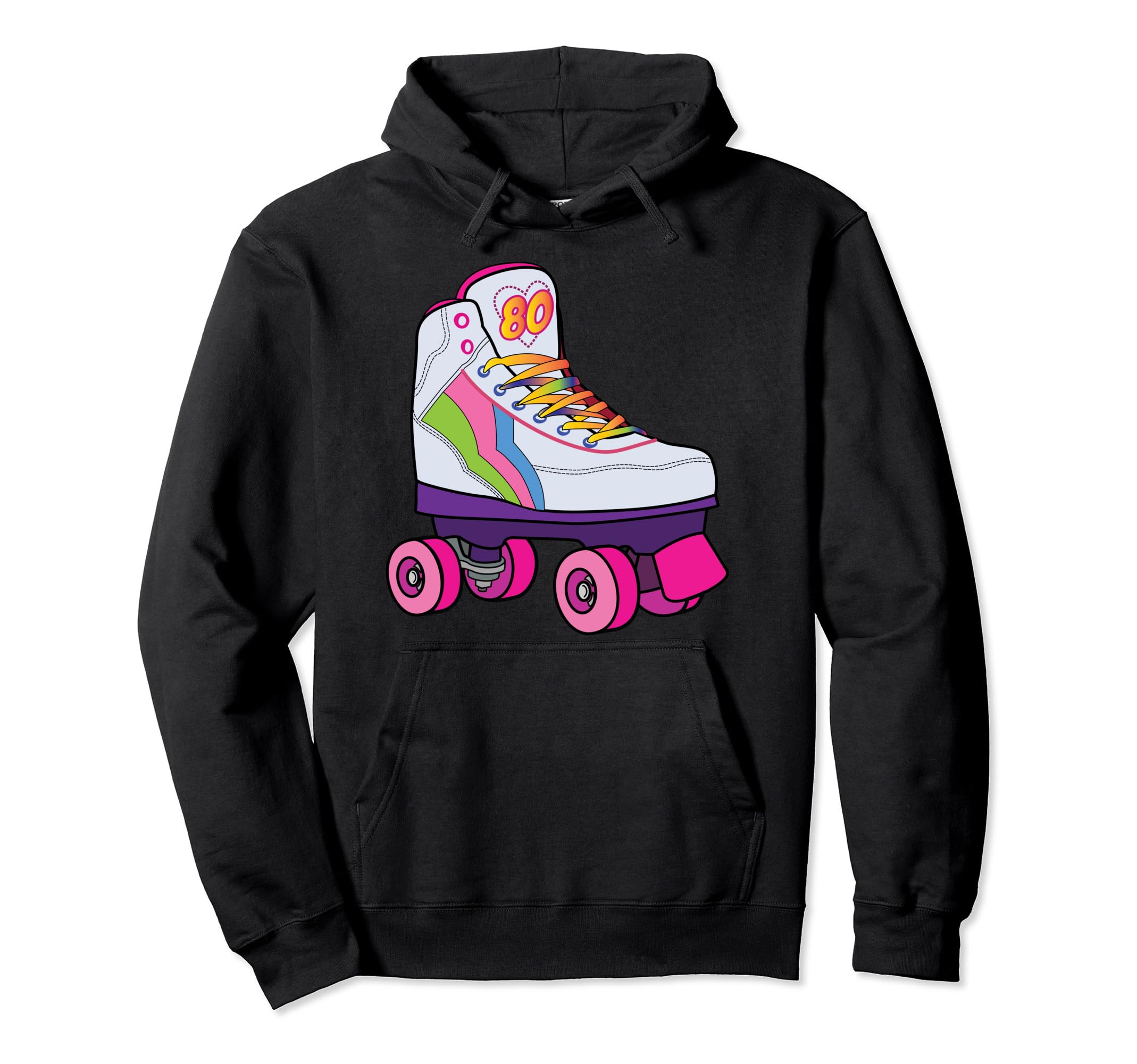 Funny Roller Skating Derby 70S 80S Hoodie - Graphic Print for Adults - T-Shirt, Sweatshirt, Hoodie