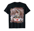 Raptor Dinosaur Coffee Love Self T-Shirt - Fun Novelty Design for Adults - T-Shirt, Sweatshirt, Hoodie
