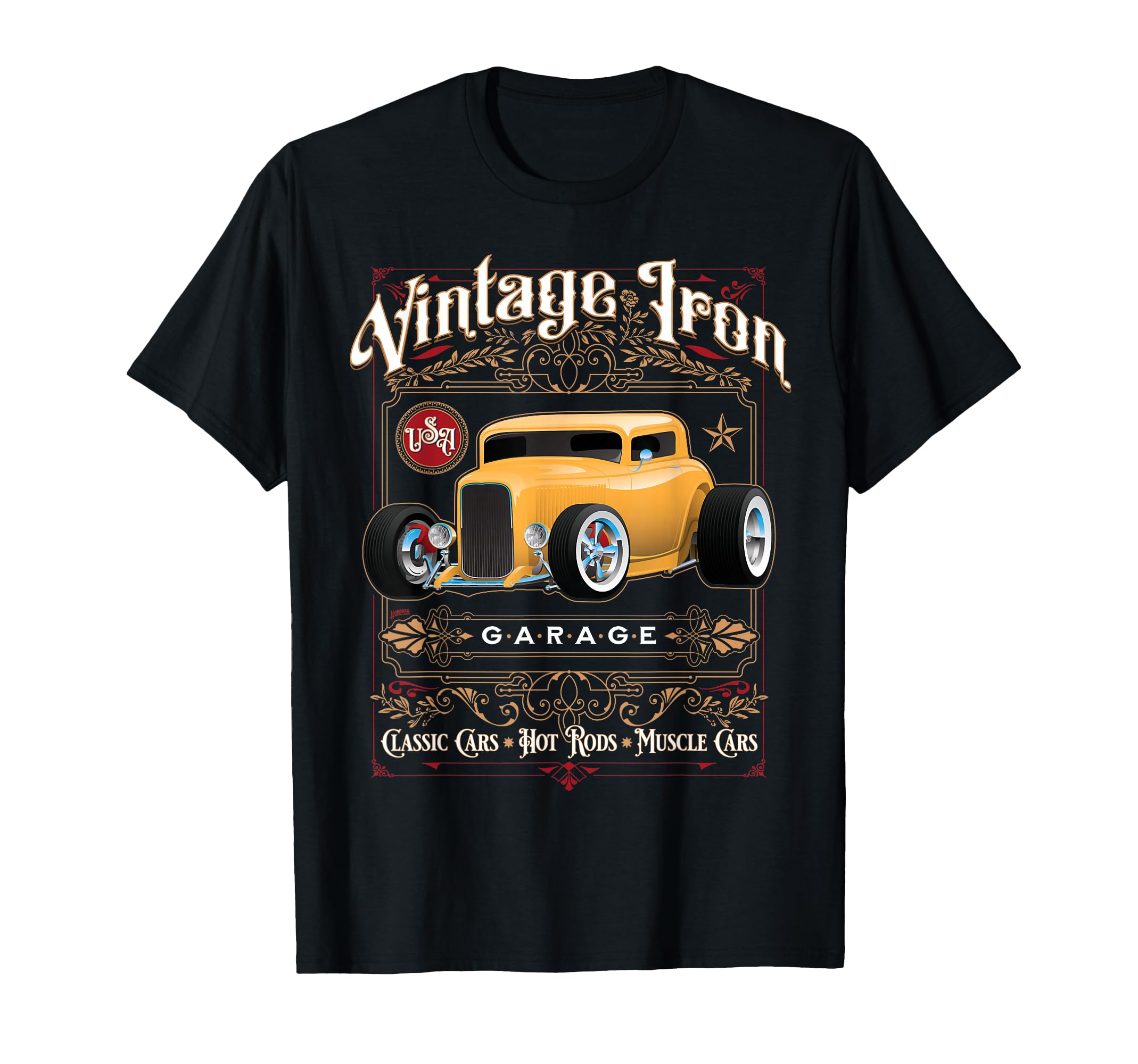 Thirties Hotrod Car T-Shirt - Fun Novelty Design Unisex - T-Shirt, Sweatshirt, Hoodie
