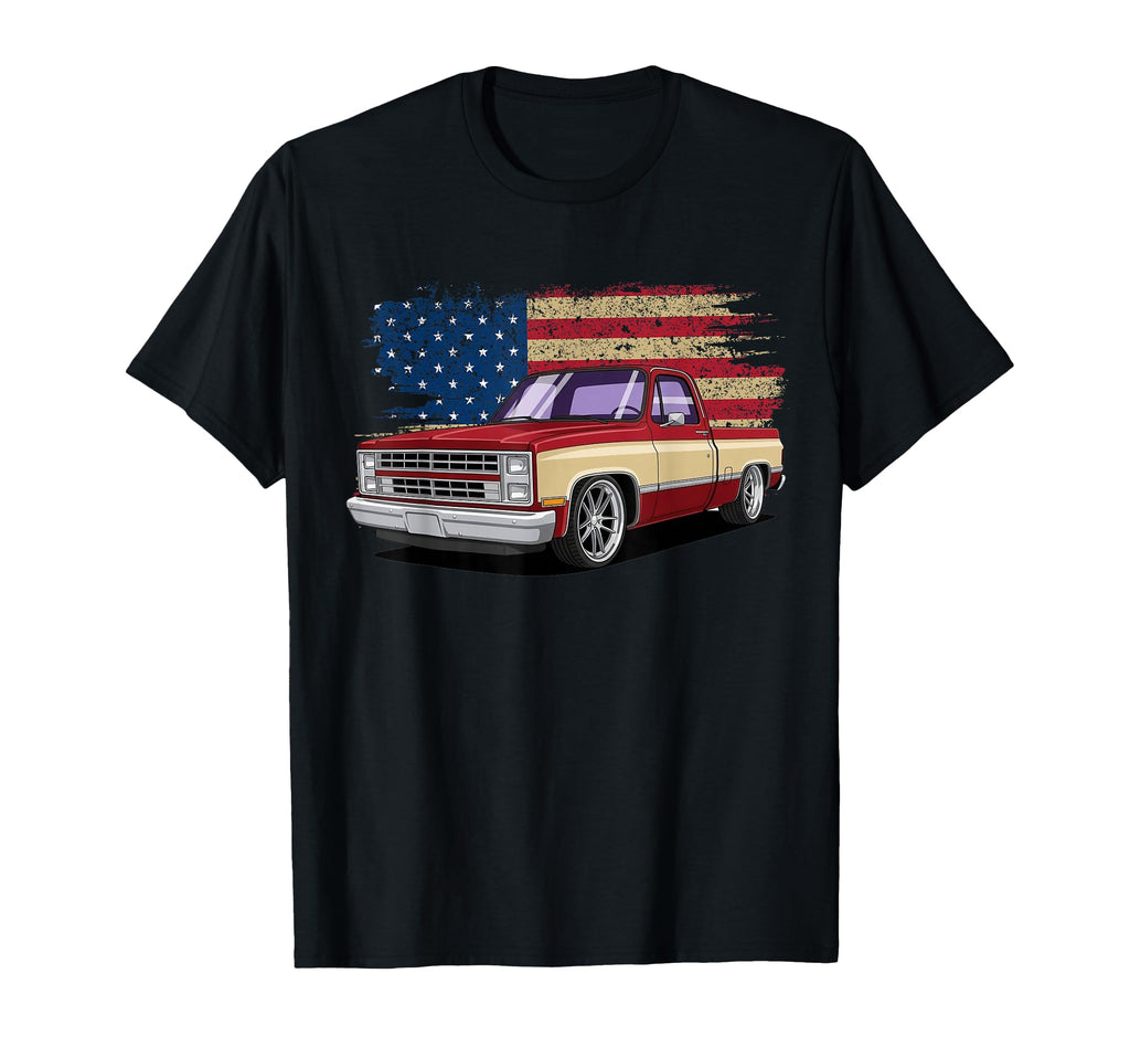 1987 Squarebody C10 Truck 73 87 T-Shirt - Novelty Apparel for Adults - T-Shirt, Sweatshirt, Hoodie