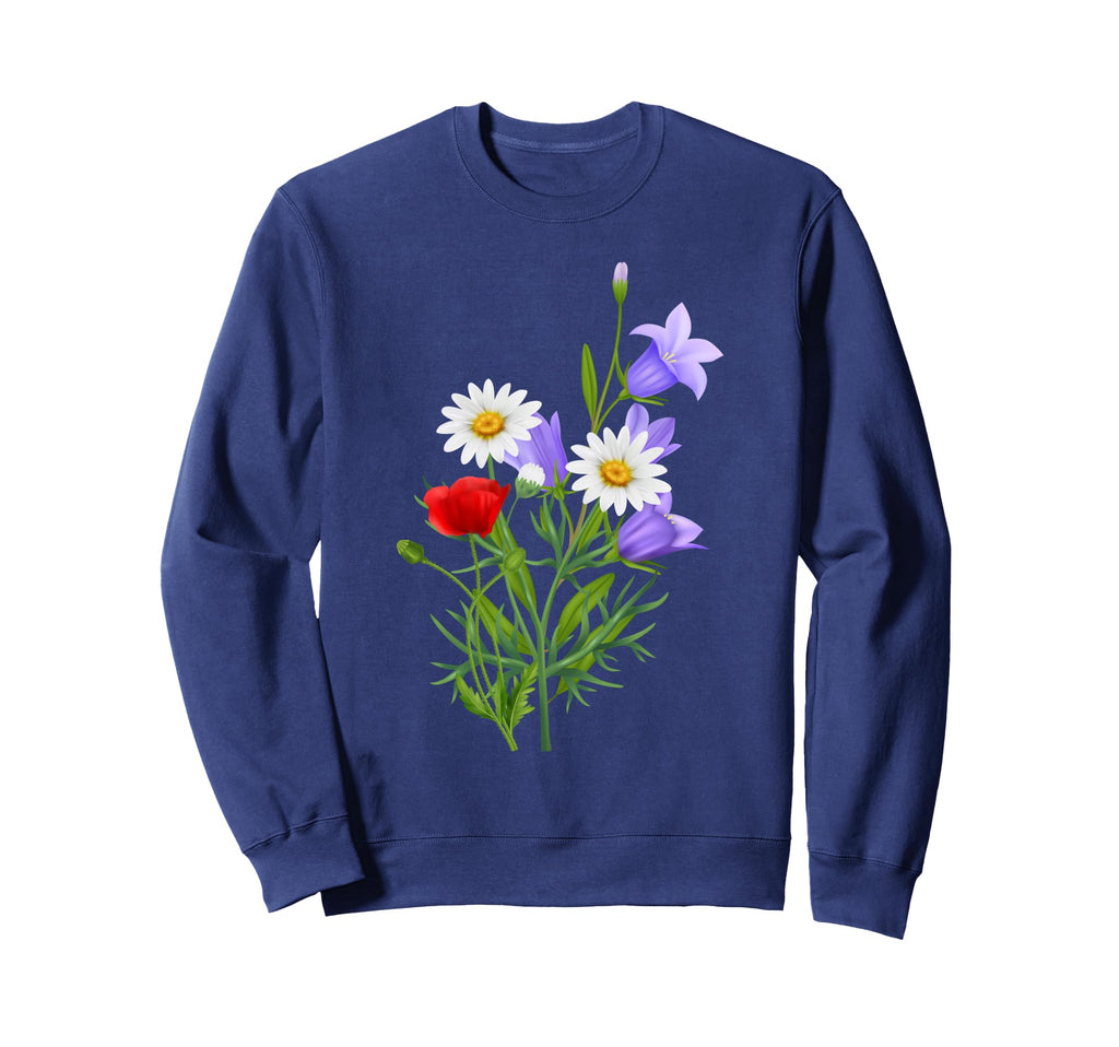Wildflower Floral Boho Flower Sweatshirt - Streetwear Style Men Women - T-Shirt, Sweatshirt, Hoodie