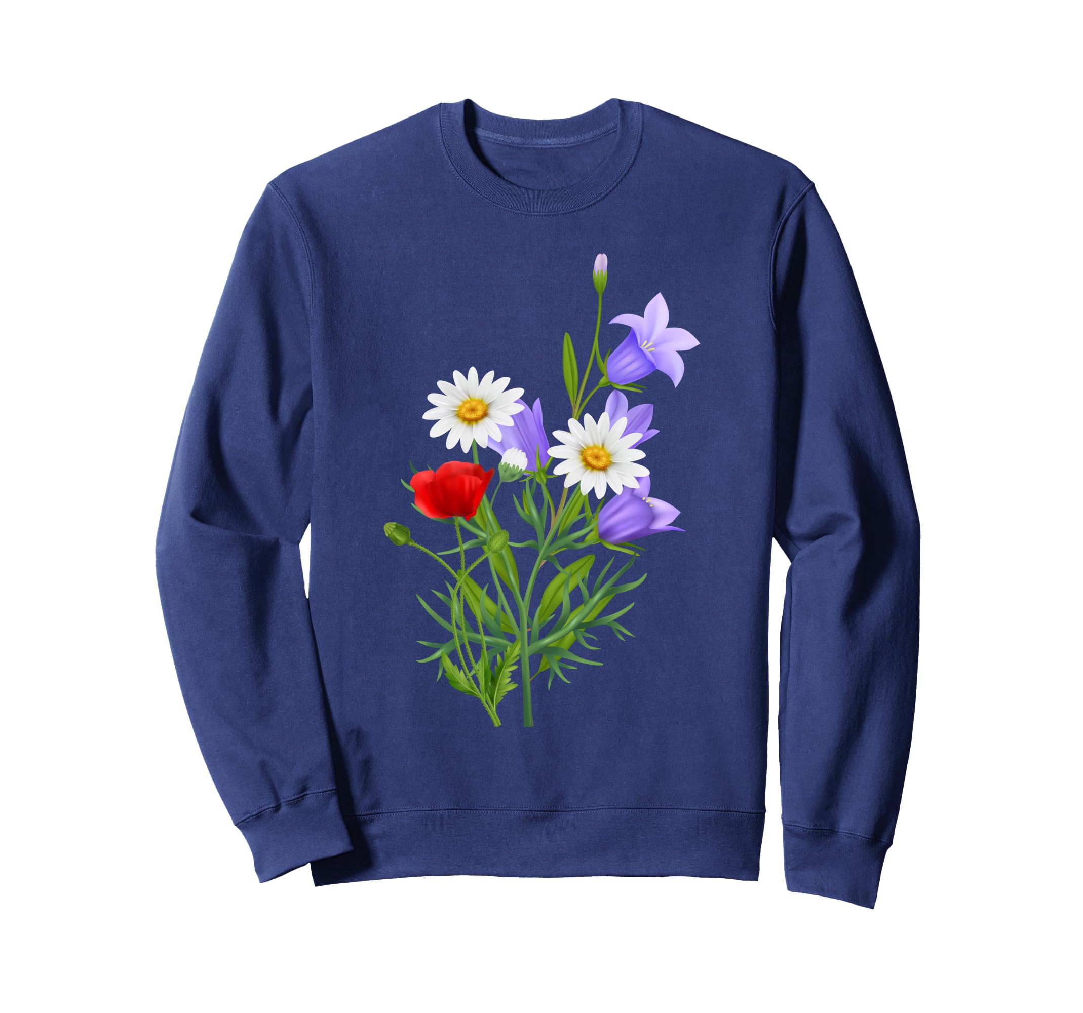 Wildflower Floral Boho Flower Sweatshirt - Streetwear Style Men Women - T-Shirt, Sweatshirt, Hoodie