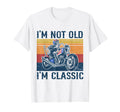 Im Not Old Im Skull Motorcycle Rider T-Shirt - Unique Graphic Men Women - T-Shirt, Sweatshirt, Hoodie