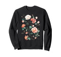 Pastel Watercolor Floral Delicate Sweatshirt - Custom Art Print for Adults - T-Shirt, Sweatshirt, Hoodie