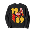1989 Roller Skate 80S Nostalgia Sweatshirt - Graphic Print for Adults - T-Shirt, Sweatshirt, Hoodie
