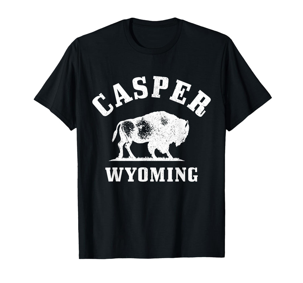 Casper Wyoming Cowboy State Bison T-Shirt - Aesthetic Graphic for Adults - T-Shirt, Sweatshirt, Hoodie