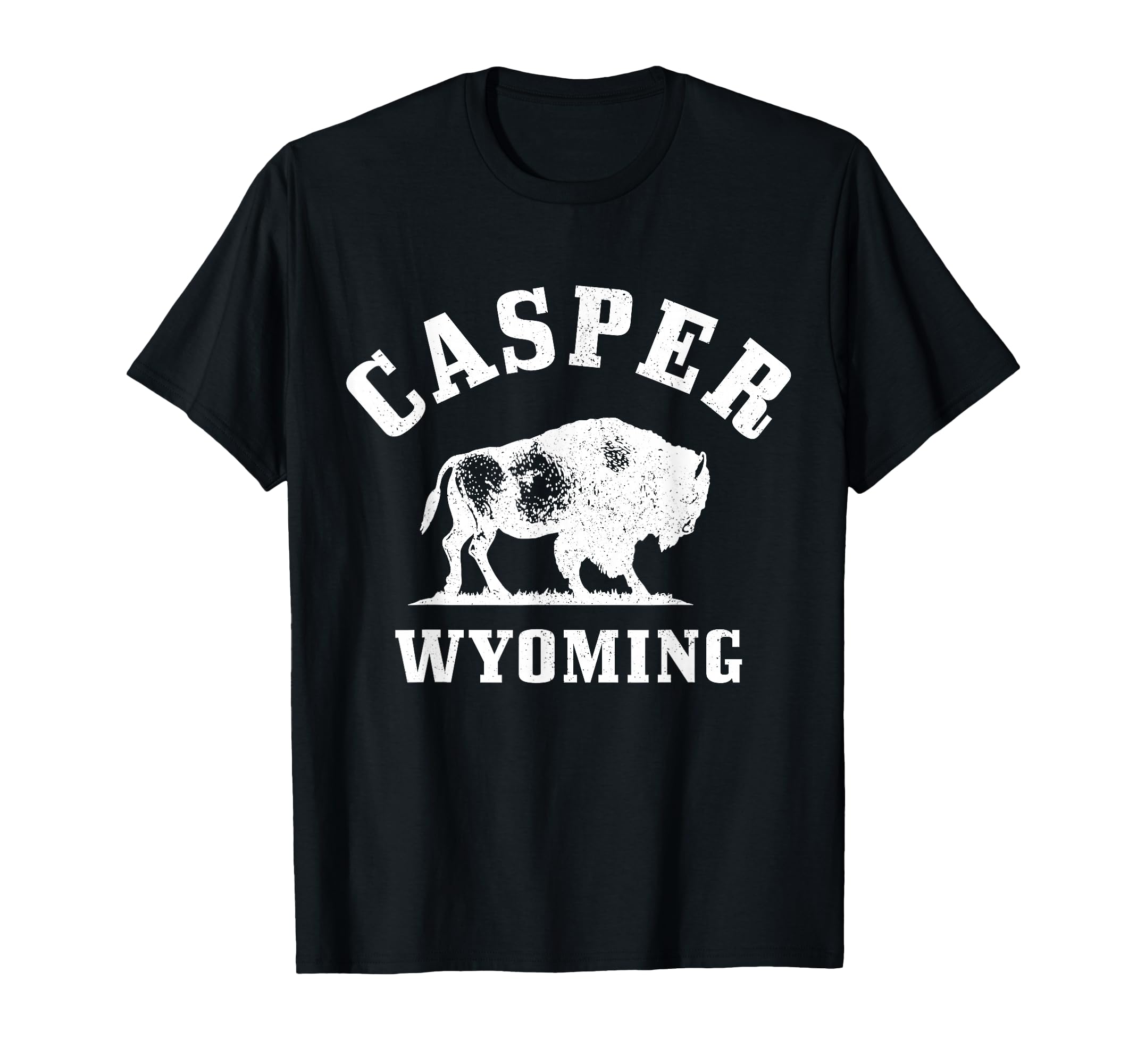 Casper Wyoming Cowboy State Bison T-Shirt - Aesthetic Graphic for Adults - T-Shirt, Sweatshirt, Hoodie