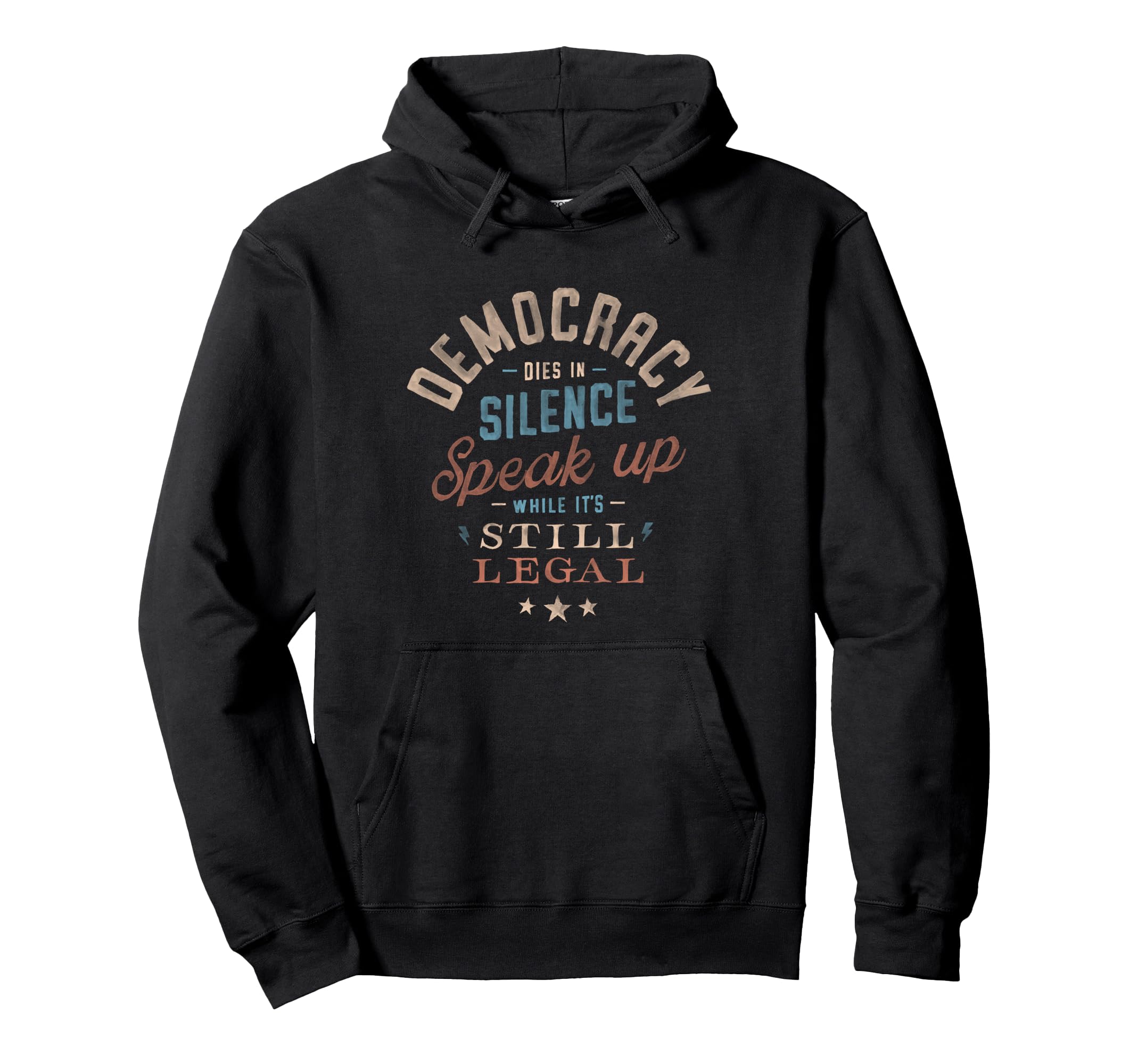 Pro Democracy Slogan Typography T-Shirt - Minimalist Print Unisex - T-Shirt, Sweatshirt, Hoodie