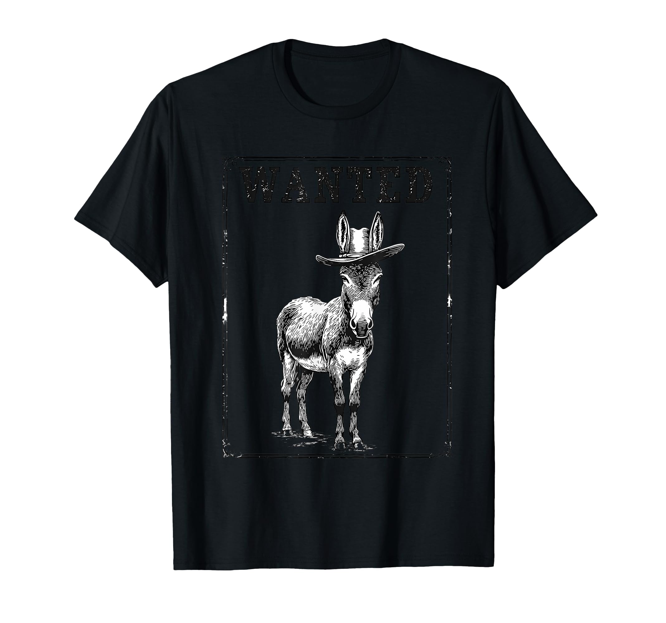 Donkey Cowboy Rodeo Cowgirl Western T-Shirt - Streetwear Style Men Women - T-Shirt, Sweatshirt, Hoodie
