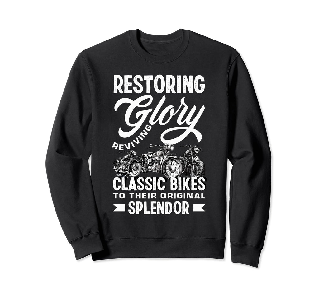 Motorcycle Enthusiast Ride Sweatshirt - Aesthetic Graphic Men Women - T-Shirt, Sweatshirt, Hoodie