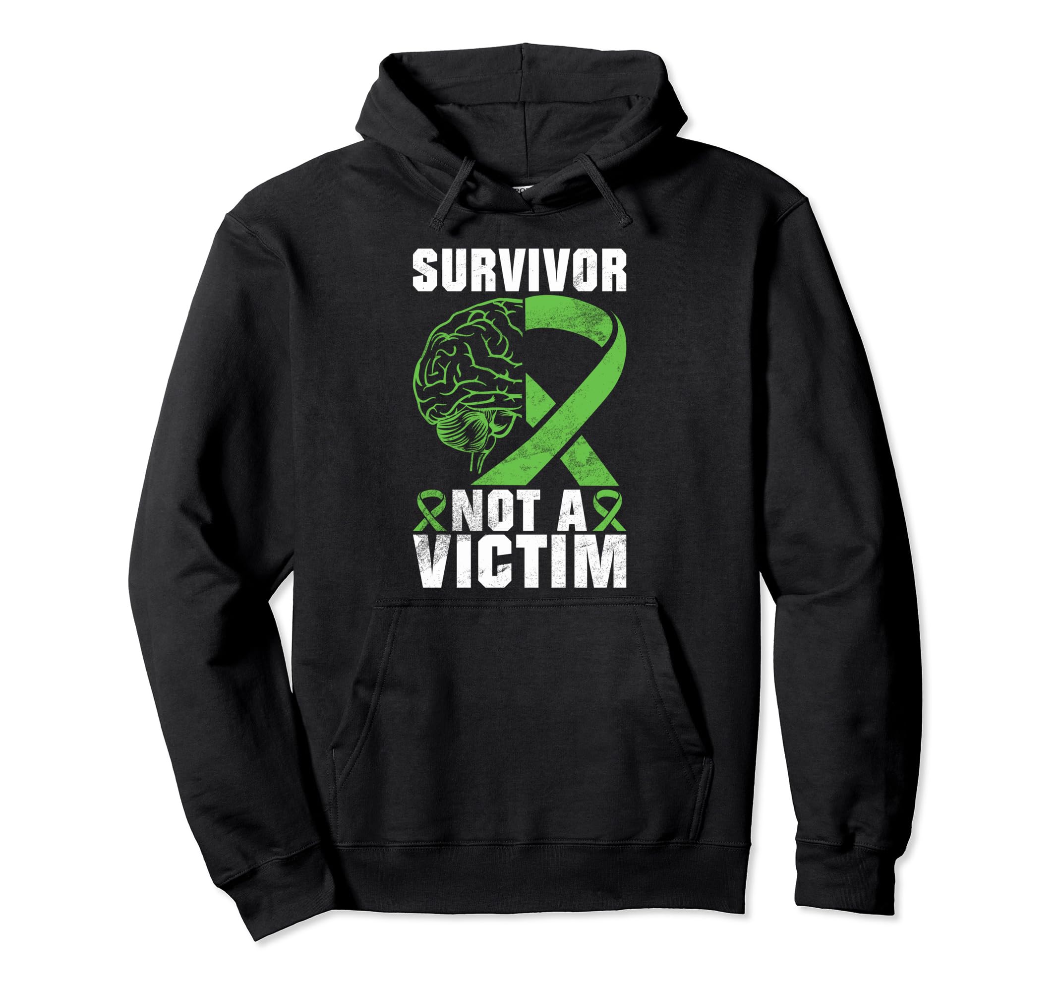 Survivor Not Victim Mental Health Hoodie - Fun Novelty Design Men Women - T-Shirt, Sweatshirt, Hoodie