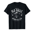 Old Balls Club Motorcycle 60Th T-Shirt - Unique Graphic for Adults - T-Shirt, Sweatshirt, Hoodie