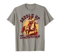 Country Saddle Up Buttercup Bronc Horse T-Shirt - Graphic Print Unisex - T-Shirt, Sweatshirt, Hoodie