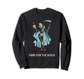 Here Boos Funny Halloween Pinup Sweatshirt - Custom Art Print for Adults - T-Shirt, Sweatshirt, Hoodie