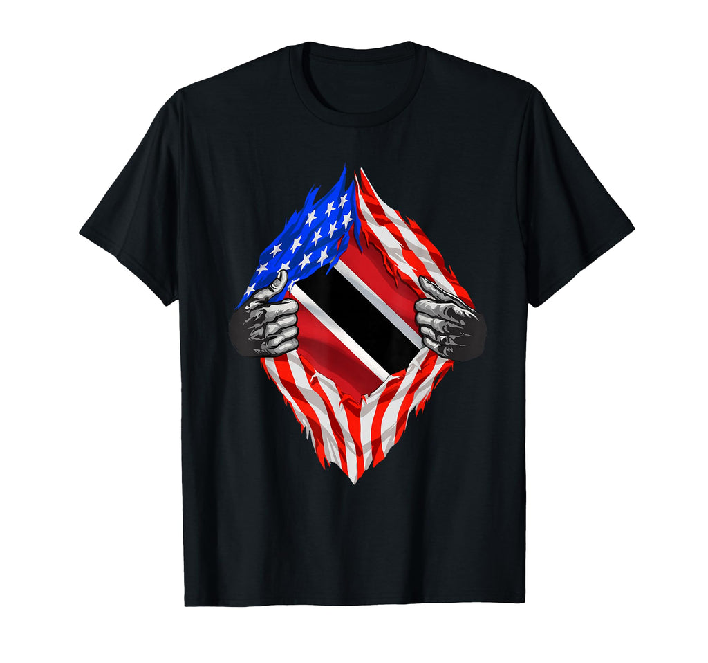 Trinidad And Tobago American Trini T-Shirt - Unique Graphic for Adults - T-Shirt, Sweatshirt, Hoodie