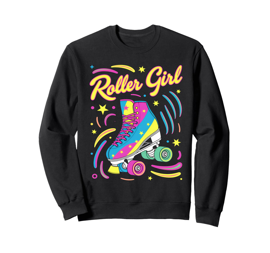 Roller Skater 80S Roller Skates 70S Sweatshirt - Fun Novelty Design Unisex - T-Shirt, Sweatshirt, Hoodie