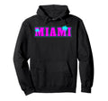 Miami Vaperwave Synthwave 80S Palm Trees Hoodie - Novelty Apparel Unisex - T-Shirt, Sweatshirt, Hoodie