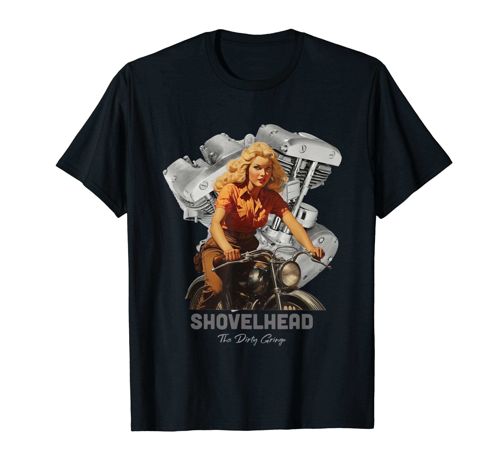 Hd Motorcycle Vtwin Shovelhead T-Shirt - Aesthetic Graphic Men Women - T-Shirt, Sweatshirt, Hoodie
