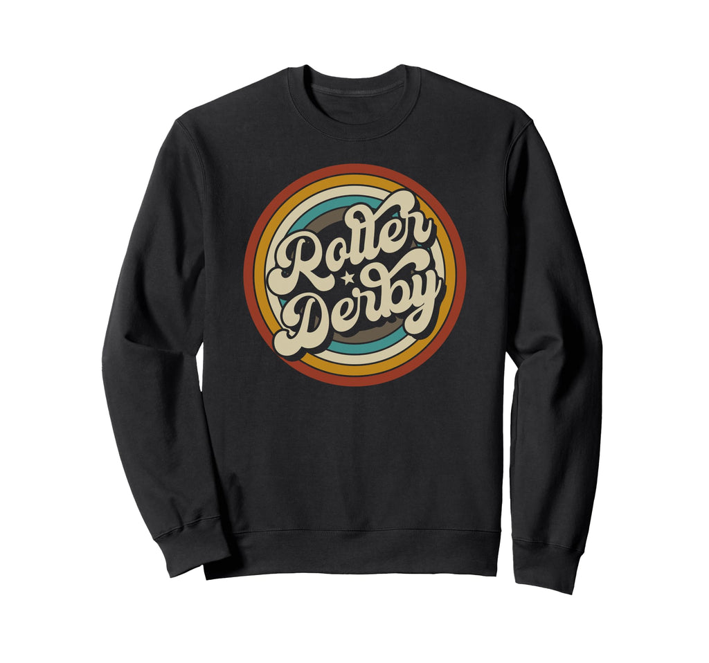 Roller Derby Derby Skate Skating 70S Sweatshirt - Streetwear Style Unisex - T-Shirt, Sweatshirt, Hoodie