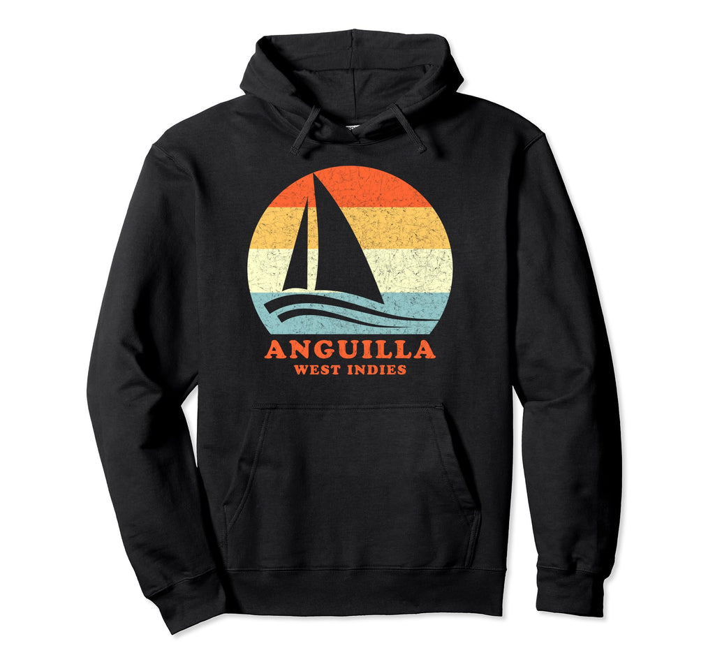 Anguilla West Indies Sailboat Sailing Hoodie - Graphic Print Unisex - T-Shirt, Sweatshirt, Hoodie