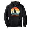 Anguilla West Indies Sailboat Sailing Hoodie - Graphic Print Unisex - T-Shirt, Sweatshirt, Hoodie