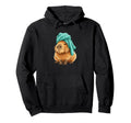 Capybara Spa Towel Turban Self Care Hoodie - Unique Graphic Men Women - T-Shirt, Sweatshirt, Hoodie