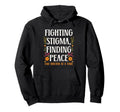 Fighting Stigma Finding Peace Hoodie - Casual Everyday Wear for Adults - T-Shirt, Sweatshirt, Hoodie