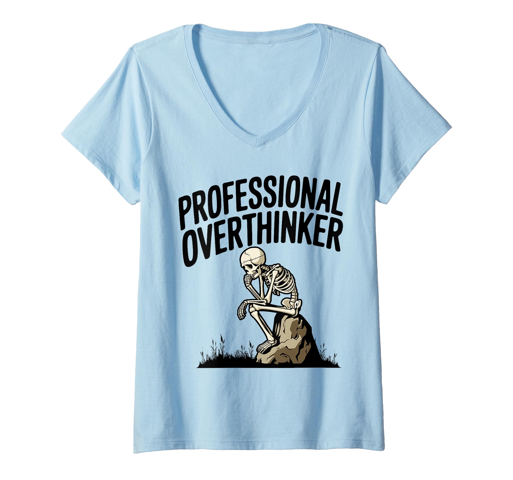 Womens Professional Overthinker Anxiety T-Shirt - Trendy Graphic Men Women - T-Shirt, Sweatshirt, Hoodie