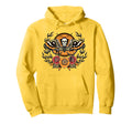 Skull Moth Edgy Old School Tattoo Hoodie - Novelty Apparel Men Women - T-Shirt, Sweatshirt, Hoodie
