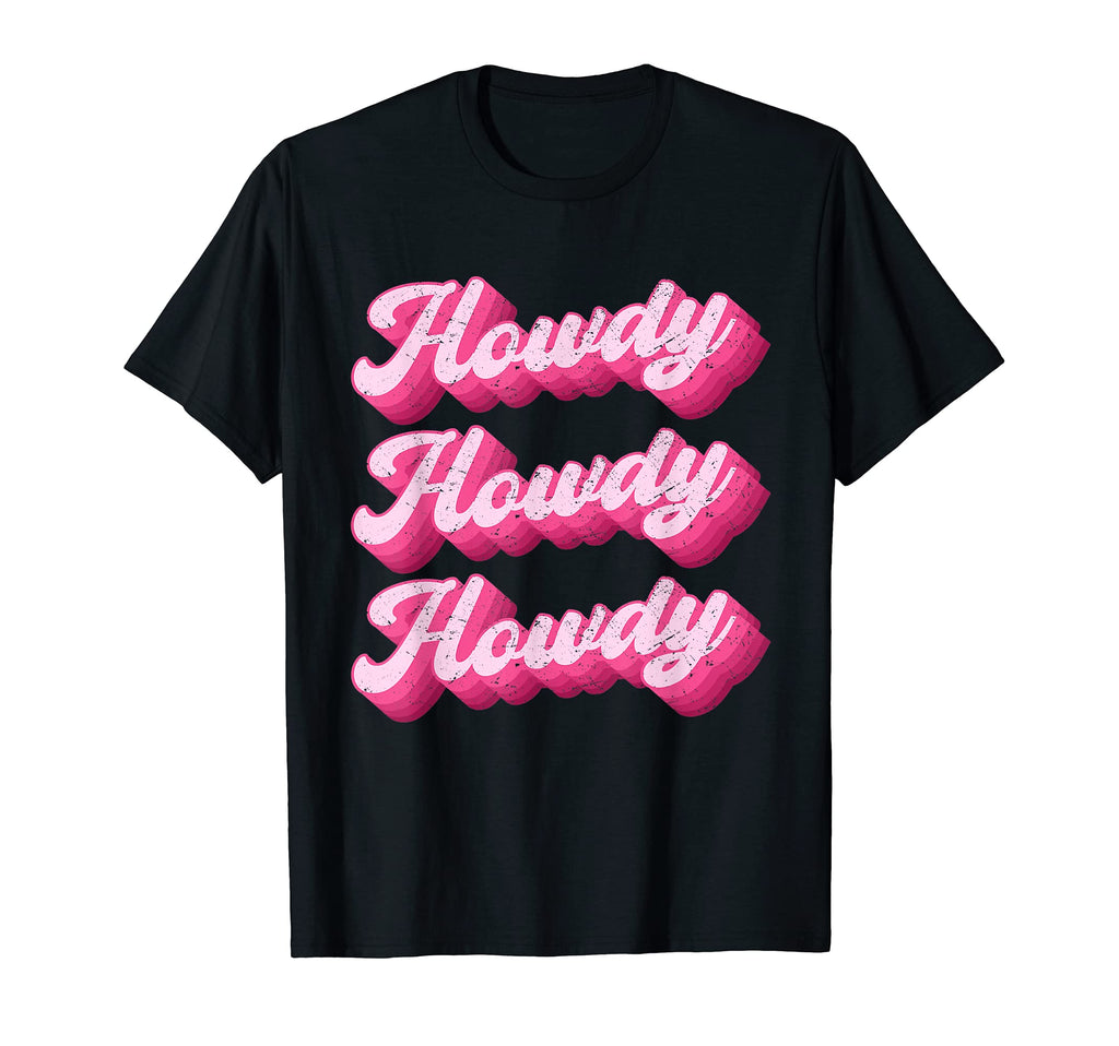Howdy Cowboy Cowgirl Rodeo Western 70S T-Shirt - Aesthetic Graphic Unisex - T-Shirt, Sweatshirt, Hoodie