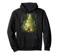 Calm Forest Meditation Scene Hoodie - Novelty Apparel Men Women - T-Shirt, Sweatshirt, Hoodie