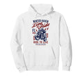 Winter Haven Florida Motorcycle Hoodie - Fun Novelty Design for Adults - T-Shirt, Sweatshirt, Hoodie