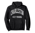 Charleston West Virginia 70S College Hoodie - Casual Everyday Wear Unisex - T-Shirt, Sweatshirt, Hoodie