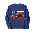 Hot Rod American Flag Antique Sweatshirt - Fun Novelty Design for Adults - T-Shirt, Sweatshirt, Hoodie
