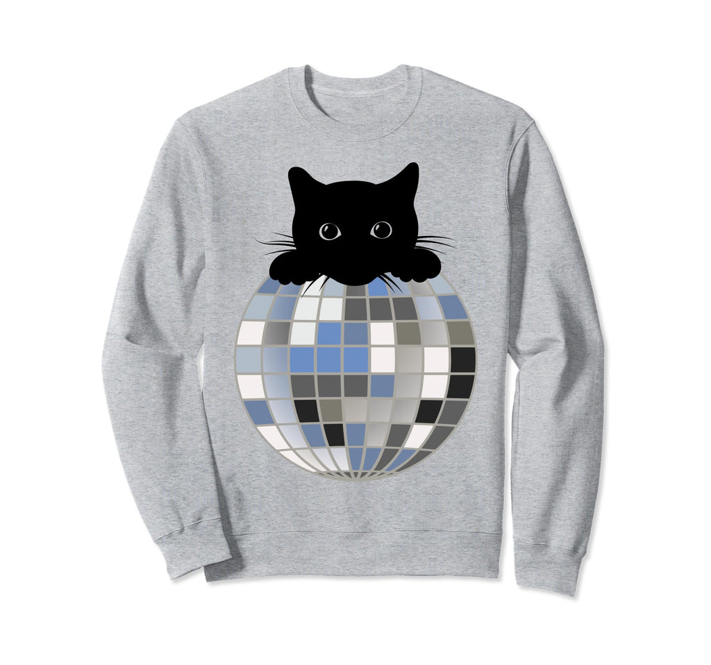 Aesthetic Disco Ball Winter Snow Sweatshirt - Minimalist Print for Adults - T-Shirt, Sweatshirt, Hoodie