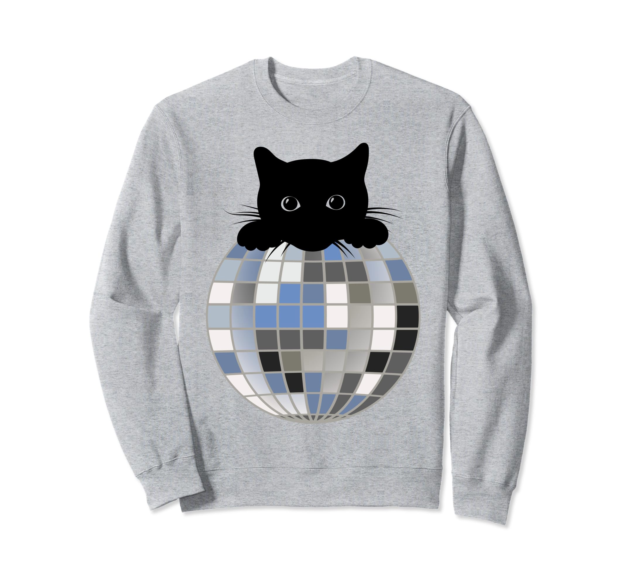 Aesthetic Disco Ball Winter Snow Sweatshirt - Minimalist Print for Adults - T-Shirt, Sweatshirt, Hoodie